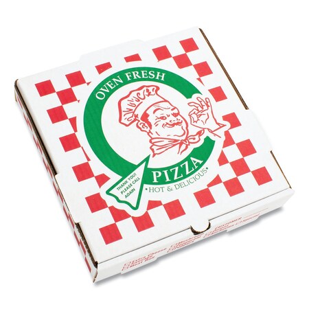 Pizza Box Corrugated Kraft es, B-Flute, 18" Pizza, 18 x 18 x 2.5, PK50 PK PRA1318